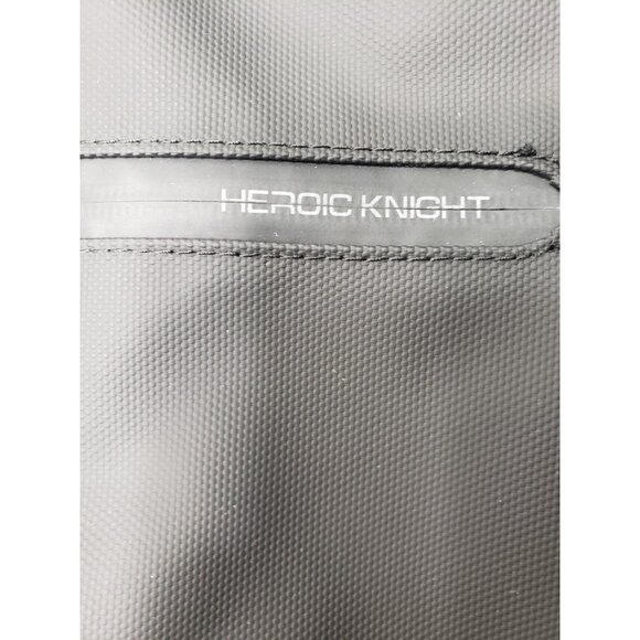 Heroic Knight Black Roll-Top Travel Business Waterproof Expandable Backpack - Picture 2 of 8